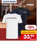 T-Shirt, 3er Pack Angebote von Jack & Jones bei Netto Marken-Discount Fulda für 33,99 €