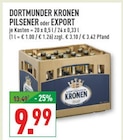 Pilsener oder Export Angebote von Dortmunder Kronen bei Marktkauf Hörstel für 9,99 €