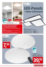 BAUHAUS LED Leuchtpanel im Prospekt 