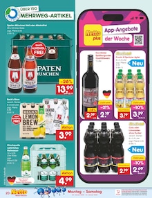 Bier im aktuellen Netto Marken-Discount Prospekt (Lörrach) Bier im Netto Marken-Discount Prospekt "Aktuelle Angebote" mit 57 Seiten (Lörrach)