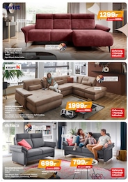 Sofa Angebot im aktuellen Möbel Kraft Prospekt auf Seite 4