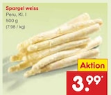 Spargel weiss für 3,99 € bei Netto Marken-Discount im Angebot Spargel weiss im aktuellen Netto Marken-Discount Prospekt