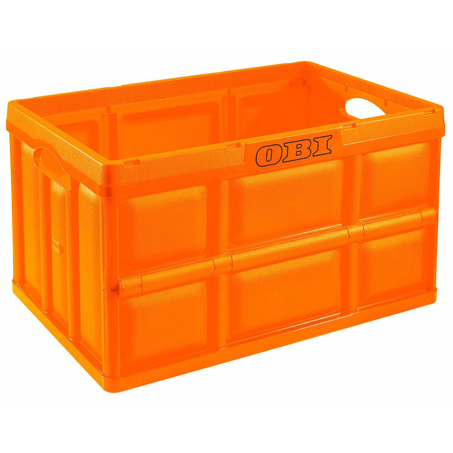 OBI Ofterschwang - Klappbox Orange 32 l Klappbox Orange 32 l Angebot bei OBI Ofterschwang im Prospekt ORDNUNG IM GARTEN