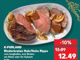 Aktuelles Rinderbraten Hals/Hohe Rippe Angebot bei Kaufland in Rostock ab 12,49 €