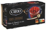 Pulpe de tomates en dés de toscane - CIRIO en promo chez Super U Clermont-Ferrand à 1,68 €