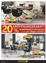 Stuhl im BRAUN Möbel-Center Prospekt in Villingen-Schwenningen Aktueller BRAUN Möbel-Center Prospekt mit Stuhl, "NEUERÖFFNUNG", Seite 8