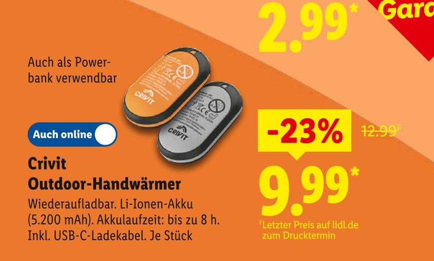 Outdoor-Handwärmer