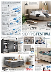 Boxspringbett im Ostermann Prospekt in Dortmund Aktueller Ostermann Prospekt mit Boxspringbett, "7-Tage Shopping Festival - Das Zuhause des Wohnens", Seite 8