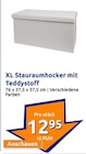 XL Stauraumhocker mit Teddystoff Angebote bei Action Goslar für 12,95 €