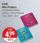 Mini Pralines im V-Markt Prospekt Mini Pralines von Lindt im aktuellen V-Markt Prospekt für 4,99 €