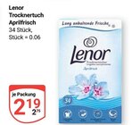 Aktuelle Lenor Angebote bei GLOBUS in Wiesbaden Aktuelles Trocknertuch Aprilfrisch Angebot bei GLOBUS in Wiesbaden ab 2,19 €