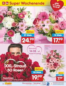 Blumen im Netto Marken-Discount Prospekt "Aktuelle Angebote" mit 58 Seiten (Oberhausen)