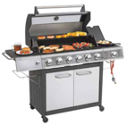Aktuelles Edelstahl-Gasgrill Long Beach Angebot bei Netto Marken-Discount in Karlsruhe ab 449,99 €