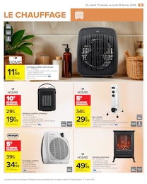 Prix et réduction Cheminée dans le prospectus Carrefour en cours Offre Cheminée dans le catalogue Carrefour du moment à la page 17