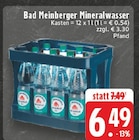 Mineralwasser im Angebot bei EDEKA in Arnsberg Mineralwasser Angebote von Bad Meinberger bei EDEKA Arnsberg für 6,49 €