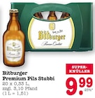 Premium Pils Stubbi Angebote von Bitburger bei E center Mainz für 9,99 €