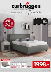 Aktueller Zurbrüggen Möbel & Einrichtung Prospekt in Wardenburg und Umgebung, "Ruf Betten Spezial" mit 8 Seiten, 01.08.2026 - 30.11.2026