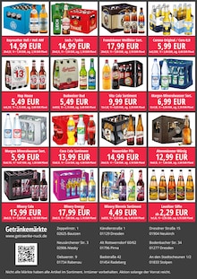 Cola im Nuck Getränke Prospekt "DIE GETRÄNKEKÖNNER" mit 2 Seiten (Pirna)