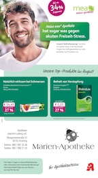 Apotheken Prospekt von mea - meine apotheke in Pullach Aktueller mea - meine apotheke Apotheken Prospekt für Pullach: Unsere August-Angebote mit 4} Seiten, 01.08.2026 - 31.08.2026