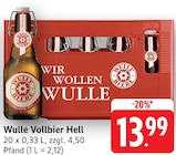 Vollbier Hell bei E center im Prospekt "" für 13,99 €