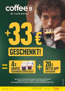 Kaffeeautomat im Netto Marken-Discount Prospekt "Aktuelle Angebote" mit 55 Seiten (Koblenz)