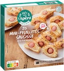 20 mini-feuilletés saucisse - PICARD - Picard 20 mini-feuilletés saucisse - PICARD à 4,49 € dans le catalogue Picard
