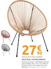 Fauteuil copacabana - Mr.Bricolage à La Seyne-sur-Mer Fauteuil copacabana en promo chez Mr.Bricolage La Seyne-sur-Mer à 27,90 €