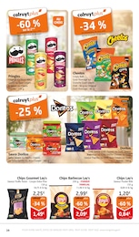 Prix et réduction Chips dans le prospectus Colruyt en cours Offre Chips dans le catalogue Colruyt du moment à la page 24