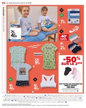 Chaussettes Angebote im Prospekt "TEX les petits prix ne se cachent pas" von Carrefour auf Seite 8