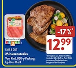 Aktuelle Rindfleisch Angebote bei ALDI SÜD in Reutlingen Aktuelles Minutensteaks Angebot bei ALDI SÜD in Reutlingen ab 12,99 €