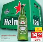 Aktuelles Heineken Premium Beer Angebot bei Netto Marken-Discount in Goslar ab 14,99 €