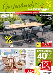 Gartenstühle im Zurbrüggen Prospekt in Münster Aktueller Zurbrüggen Prospekt mit Gartenstühle, "Gartentrends 2026", Seite 1
