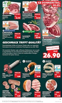 Rindfleisch im Kaufland Prospekt "Aktuelle Angebote" mit 60 Seiten (Mönchengladbach)