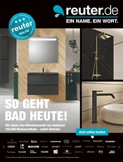 Aktueller reuter Möbel & Einrichtung Prospekt in Eberswalde und Umgebung, "SO GEHT BAD HEUTE!" mit 27 Seiten, 05.12.2023 - 15.01.2024