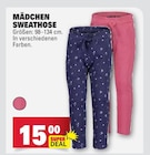 Mädchen Sweathose Angebote bei Marktkauf Sindelfingen für 15,00 €