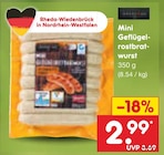Aktuelle Bratwurst Angebote bei Netto Marken-Discount in Osnabrück Aktuelles Mini Geflügelrostbratwurst Angebot bei Netto Marken-Discount in Osnabrück ab 2,99 €