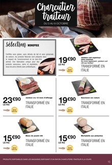 Promotion Traiteur dans le prospectus Monoprix, valable du 27/09/2023 au 08/10/2023 Promo Traiteur dans le catalogue Monoprix du moment à la page 15