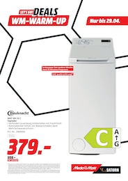 MediaMarkt Saturn Waschmaschine im Prospekt 
