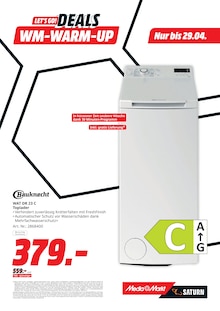 Waschmaschine im MediaMarkt Saturn Prospekt "LET'S GO! DEALS WM-WARM-UP" mit 20 Seiten (Ahlen)