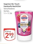 No-Touch Handseife Nachfüller im Angebot bei GLOBUS in Pulheim No-Touch Handseife Nachfüller Angebote von Sagrotan bei GLOBUS Pulheim für 2,99 €