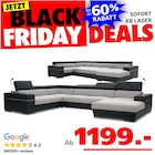 Aktuelles Harlem Wohnlandschaft Angebot bei Seats and Sofas in Mainz ab 1.199,00 €