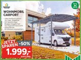 WOHNMOBIL CARPORT im Angebot bei Marktkauf in Nürnberg WOHNMOBIL CARPORT Angebote von FESTA HOME bei Marktkauf Nürnberg für 1.999,00 €