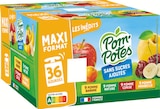 Compotes Gourdes Les Inédits Sans Sucres Ajoutés Pomme, Mirabelle, Banane, Cerise - Pom'Potes en promo chez Intermarché Compotes Gourdes Les Inédits Sans Sucres Ajoutés Pomme, Mirabelle, Banane, Cerise - Pom'Potes dans le catalogue Intermarché