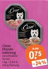 Hundenahrung im tegut Prospekt Hundenahrung von Cesar im aktuellen tegut Prospekt für 0,75 €