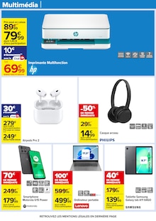 Promo Ordinateur dans le catalogue Carrefour du moment à la page 72