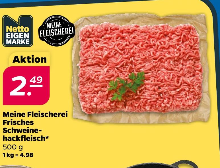 Frisches Schweinehackfleisch