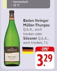 Baden Ihringer Müller-Thurgau oder Silvaner bei EDEKA im Teningen Prospekt für 3,29 €