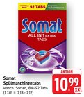 Spülmaschinentabs Angebote von Somat bei E center Trier für 10,99 €