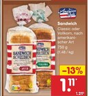 Sandwich von American Style im aktuellen Netto Marken-Discount Prospekt