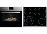 OO10HSM (OU5AE20SM+HE604062XB), Einbauherdset (Strahlungsbeheizte Kochzonen, A+, 72 l) von AEG im aktuellen MediaMarkt Saturn Prospekt für 499,00 €
